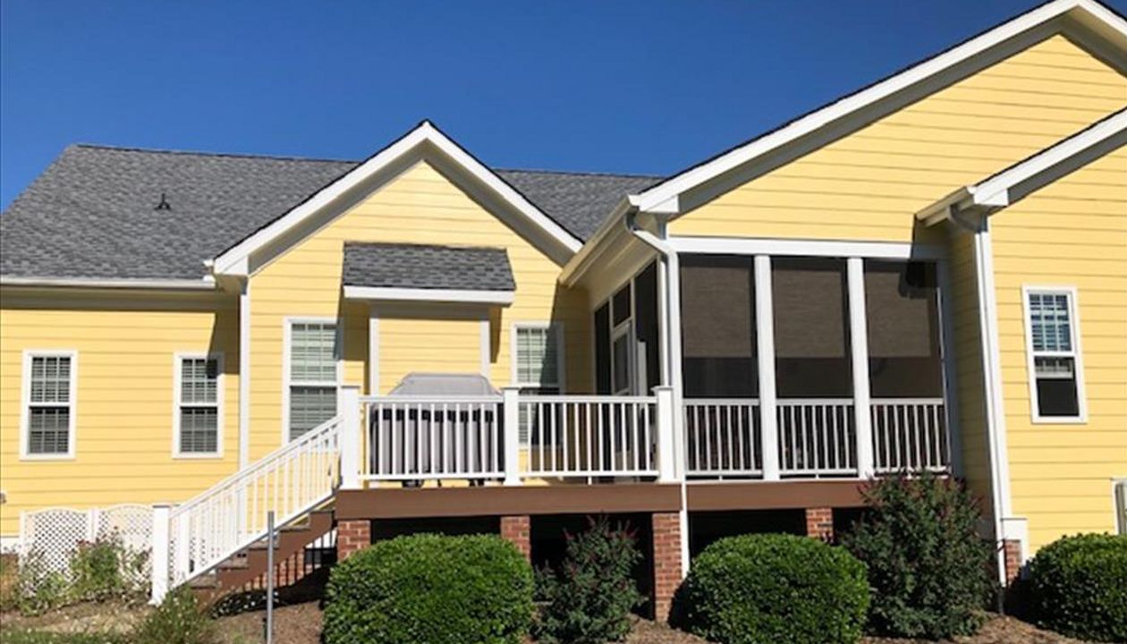 Great Trex Saddle Select screened porch & deck in Angier, NC