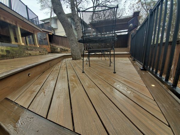 Post cap lights, riser lights, and recessed deck lights. Over 200 Trex lights total