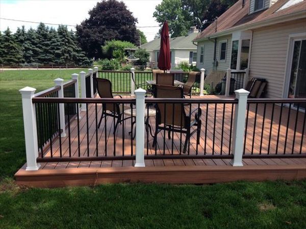 Transcend rail with aluminum balusters