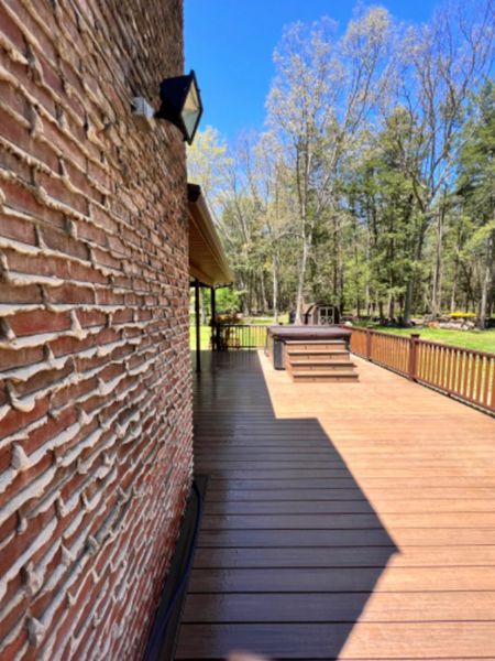 Trex Enhance Naturals Toasted Sand/Costal Bluff, Trex Transcend Railing