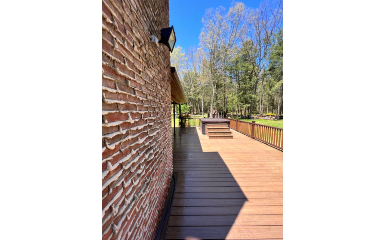 Trex Enhance Naturals Toasted Sand/Costal Bluff, Trex Transcend Railing