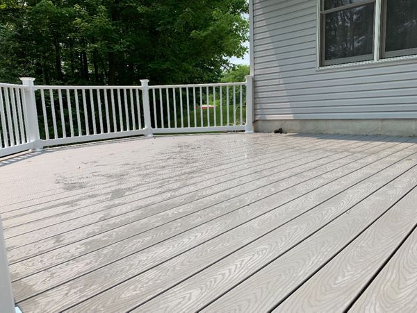 Pebble Gray Deck Vinyl Rail