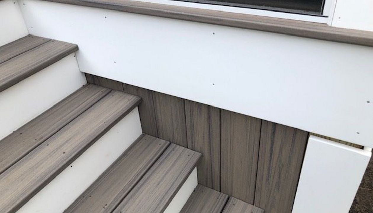 At Genuine Carpentry part of our value-added is shown in things like this skirting area