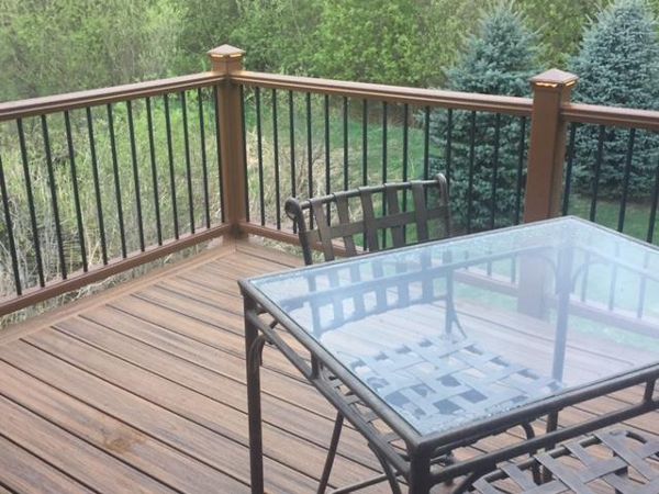 Trex Transcends Deck w/Alum Rail w/Lighting Lakeville, MN