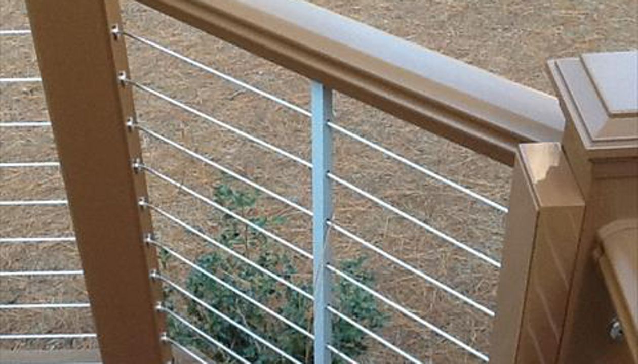 Trex Transcend railiing looks great even on angles