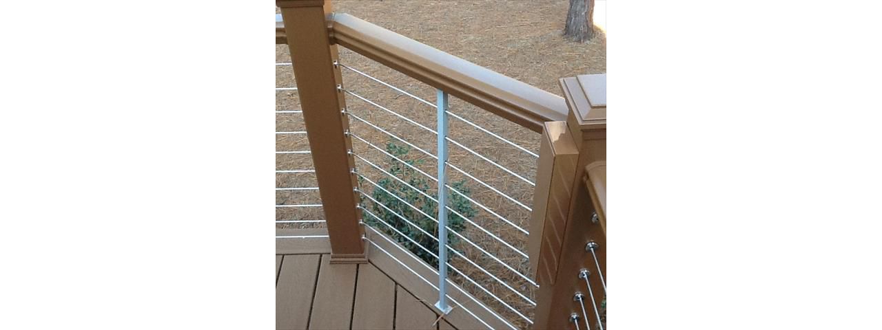 Trex Transcend railiing looks great even on angles