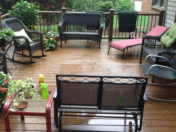 A great area to talk and enjoy the shade