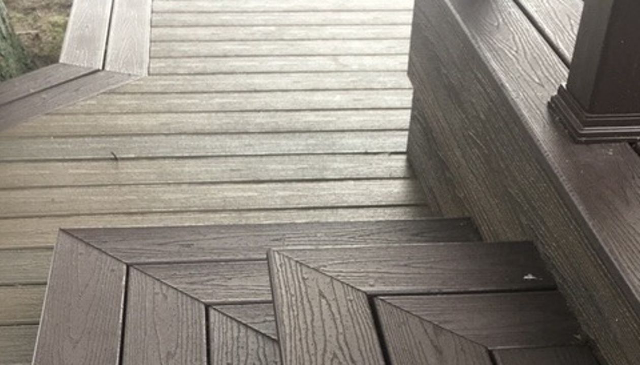 Trex Transcend decking.  Northern MI.