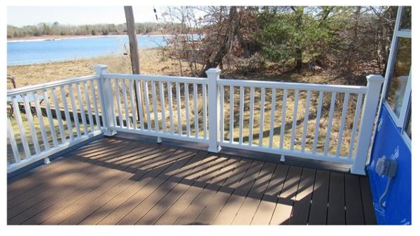 Trex Select Earth Tones colors Saddle and Woodland Brown