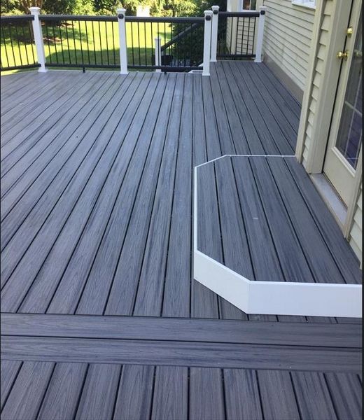 Trex Transcend Island Mist Deck with Trex Universal Hideaway Fasteners