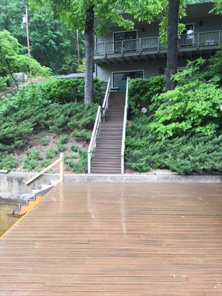 Asheville Deck can work with any landscape area to help you get access to the lake