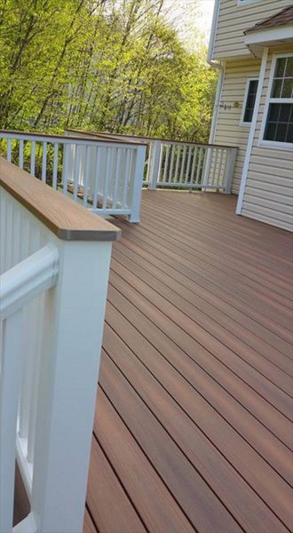 Cocktail Rail using TrexTranscends rail parts in Beacon Falls CT