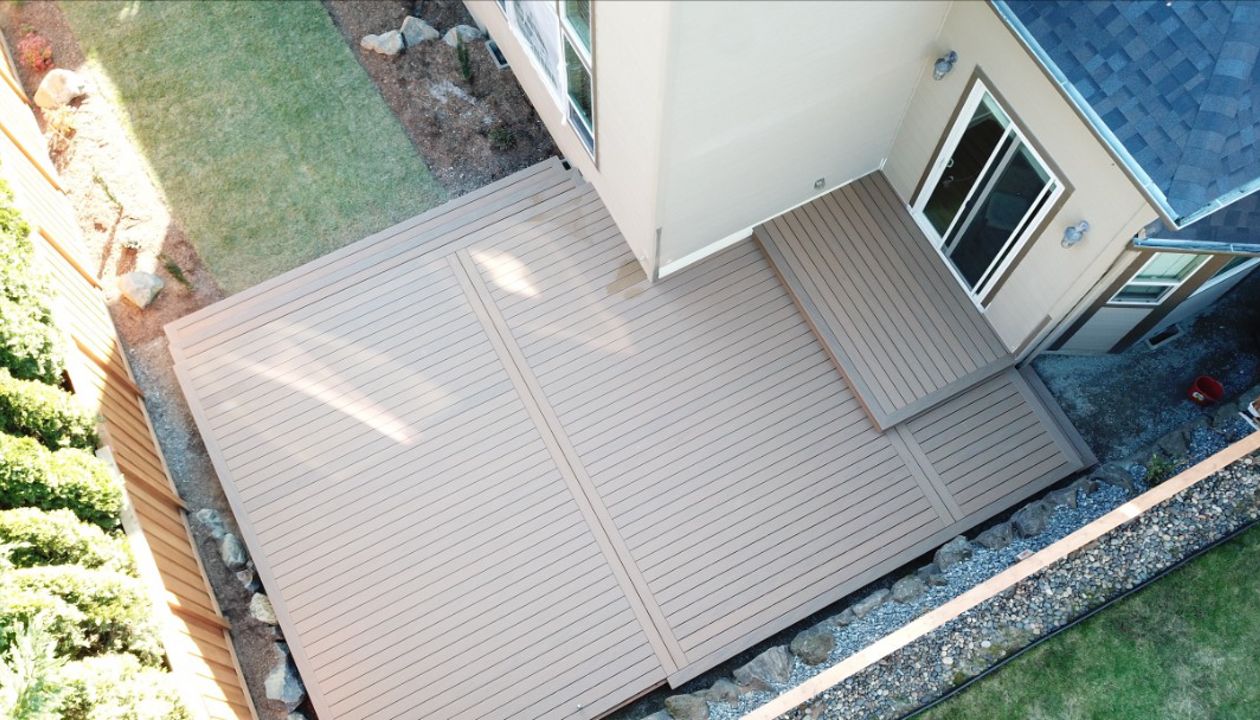 Trex Trascend Lineage Jasper decking and fascia