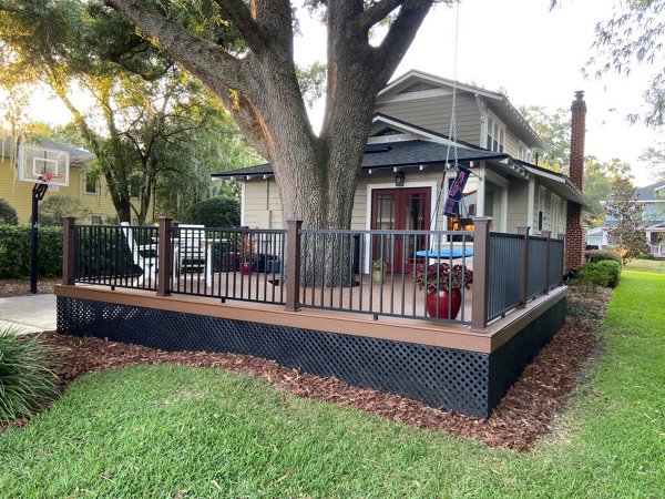 Deck around a tree