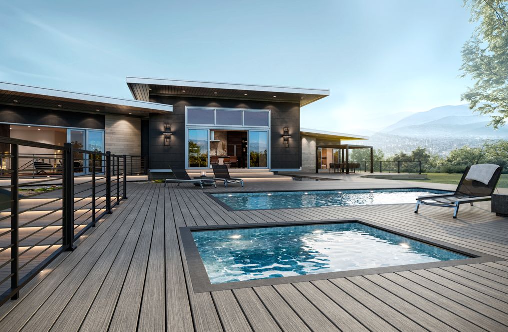 Barandilla de composite - SELECT® - Trex Inc. - con barrotes / de exterior  / para terraza
