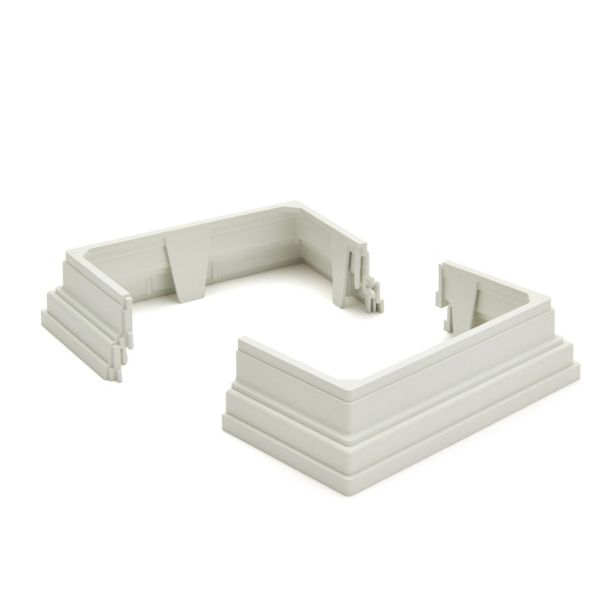 Trex Transcend 4 in. x 4 in. Classic White Composite Post Sleeve Skirt