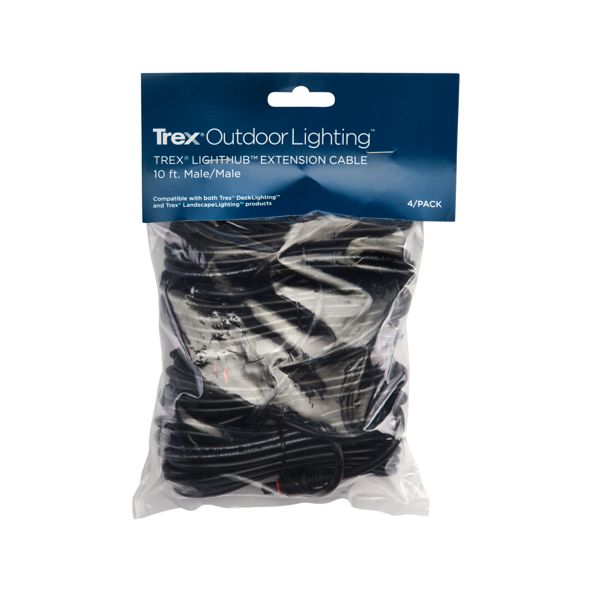 Trex Light Hub™ (4 Pack) 10 Ft. Male Wire