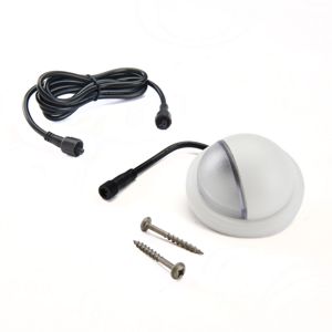 Classic white LED deck rail light