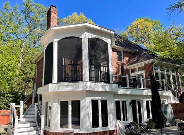Trex Transcend Screened Porch w/ Three Season Room