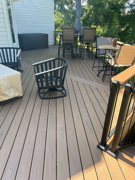 Trex Transcends Lineage composite deck boards - Jasper, Picture framed, Rochester area
