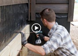 How to Install a Deck Ledger Board and Attach Flashing