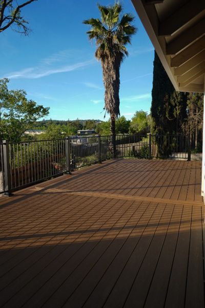 A Huge Trex Deck in El Dorado Hills, CA