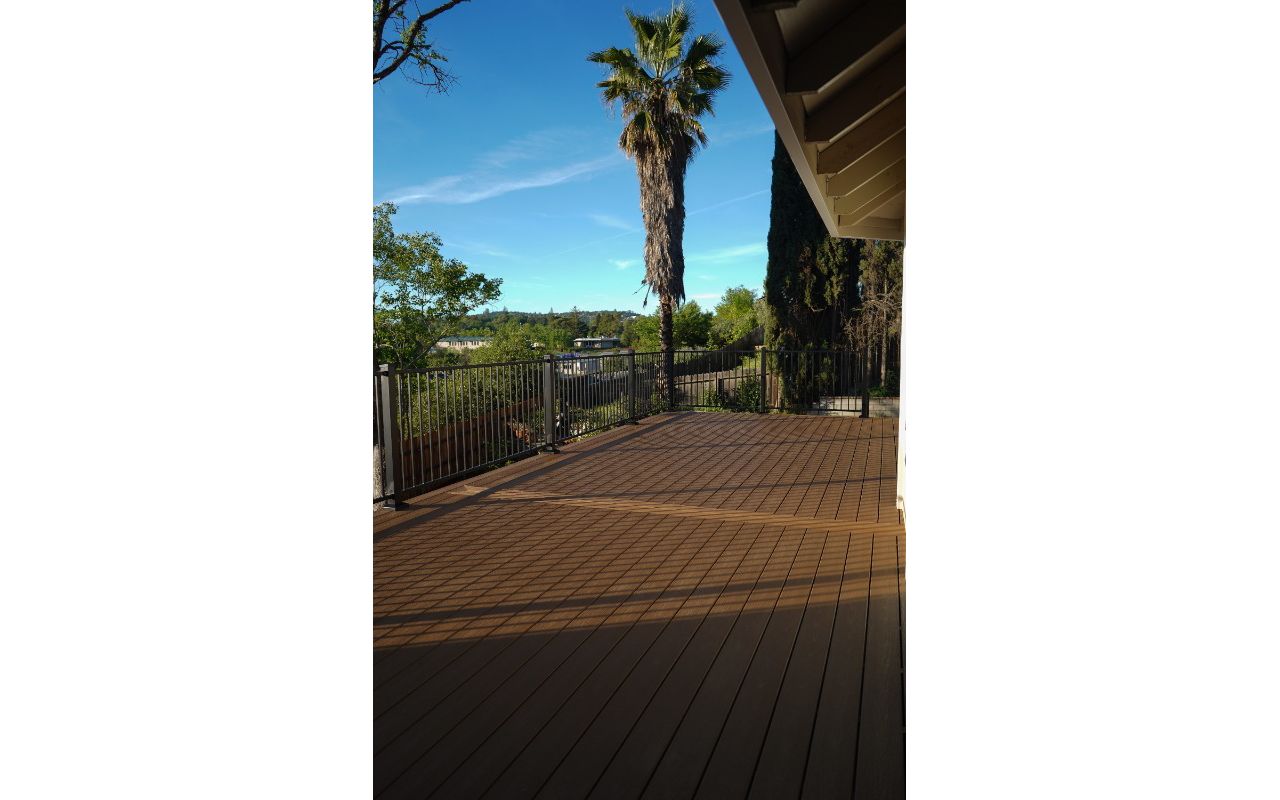 A Huge Trex Deck in El Dorado Hills, CA