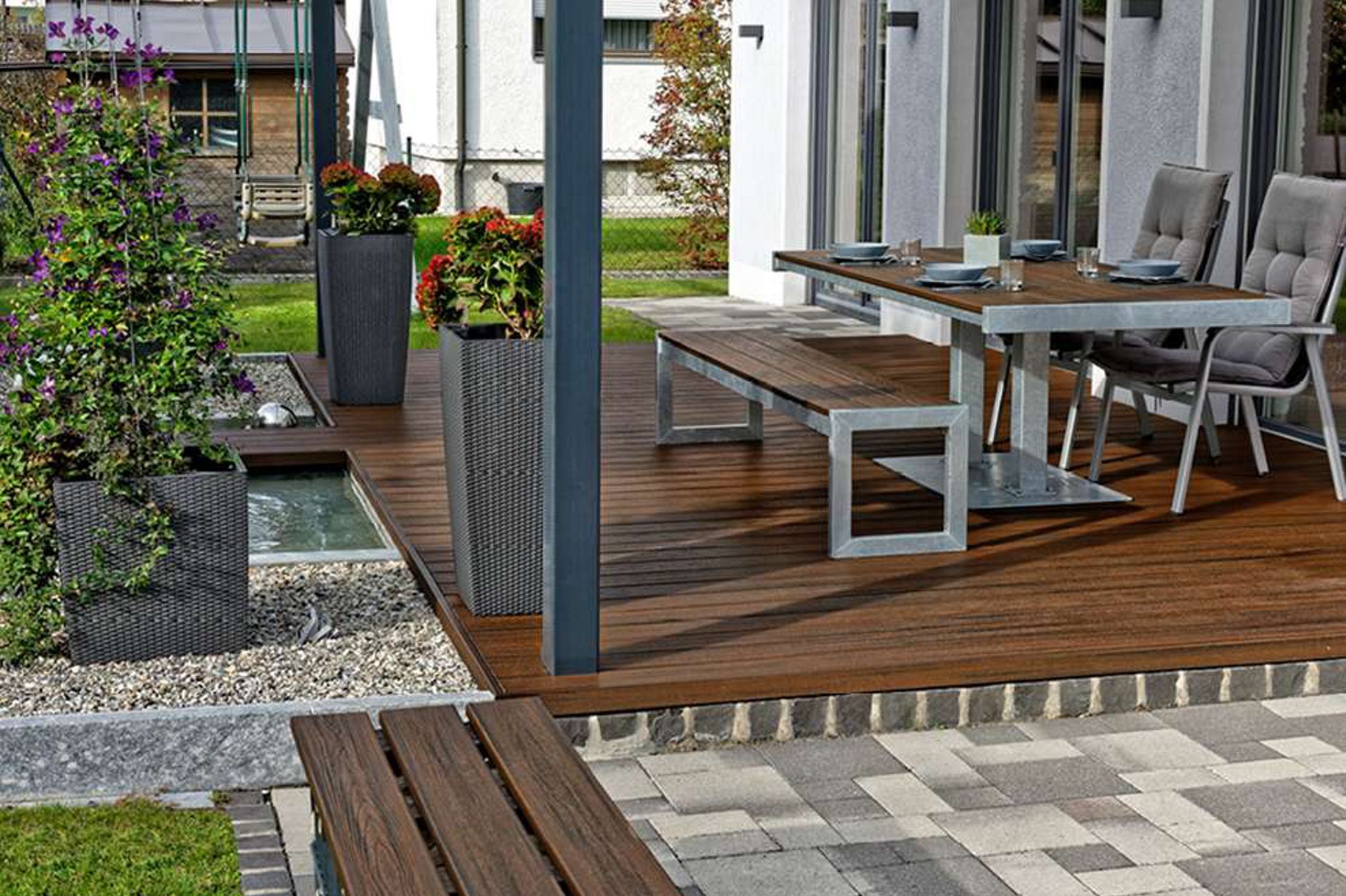 12 Ideen für kleine Gartenterrassen und Verandas