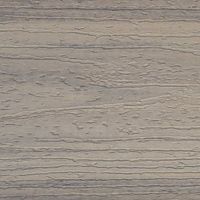 A detailed close-up of a weathered gray wood surface, showcasing natural grain and texture. The image highlights horizontal lines and subtle color variations, evoking a rustic and organic feel. No visible text, numbers, or identifiable brands are present. The overall palette is muted with shades of gray and taupe.