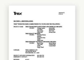 Wood-Polymer Products Data Report