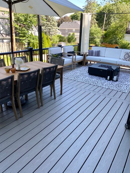 Backyard deck