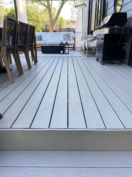 Backyard deck