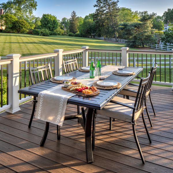 Trex Transcend Composite Decking Board - Premium Exotic Wood Look, Durable & Eco-Friendly