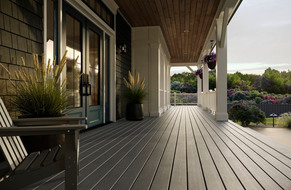 Trex Lineage 16 ft. - Transcend Lineage Composite Square Decking Board  Biscayne - 1 In. x