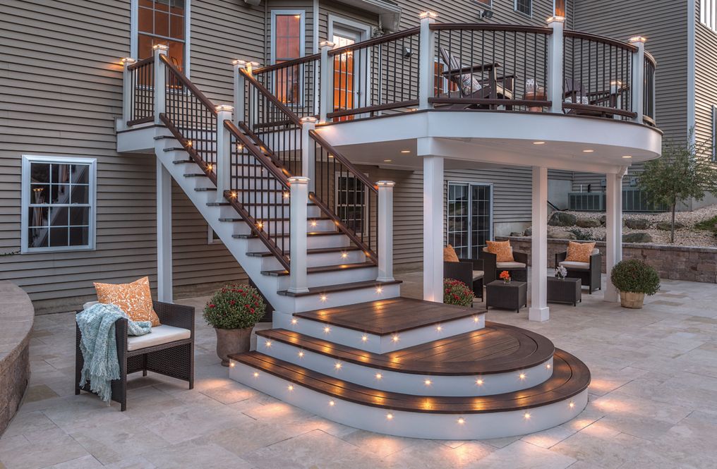 Low Voltage Outdoor Deck Steps Landscape Lighting Ideas Pictures - LT Tech