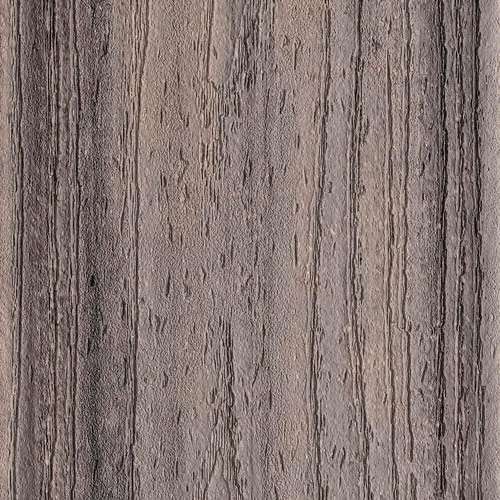 A close-up view of a wooden surface showcasing detailed natural grain patterns. The texture features vertical lines and earthy tones, creating a rustic and organic aesthetic. The palette includes shades of brown and gray, emphasizing the natural wood finish.